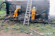 В деревне Стародворище Браславского района сгорел дом: обнаружен труп