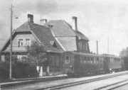 Железнодорожный вокзал в Браславе. Архивное фото