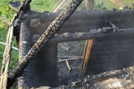 В деревне Юраны горела баня (фото)